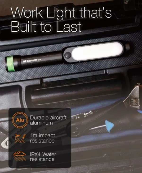 GP Lighting GP Discovery Cob Torch C34 taskulamppu| Taskulamput