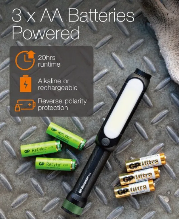 GP Lighting GP Discovery Cob Torch C34 taskulamppu| Taskulamput