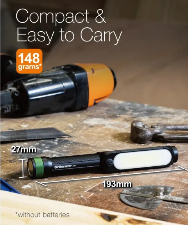 GP Lighting GP Discovery Cob Torch C34 taskulamppu| Taskulamput