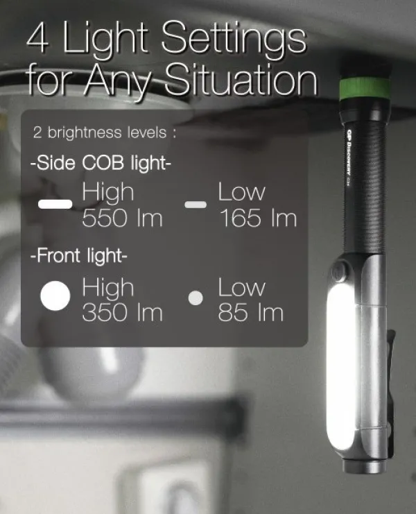 GP Lighting GP Discovery Cob Torch C34 taskulamppu| Taskulamput