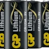 GP Batteries GP litiumparisto CR123A, 4 kpl| Paristot, Laturit Ja Vara-akut