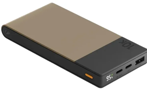GP Batteries Paristot, Laturit Ja Vara-akut^GP Powerbank M2+ varavirtalähde, beige, 10 000 mAh