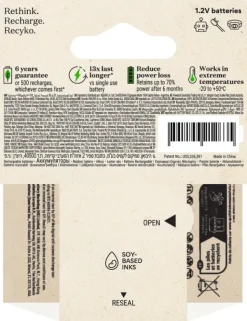 GP Batteries GP Recyko AAA-batteri 950mAh ladattava paristo, 4 kpl| Paristot, Laturit Ja Vara-akut