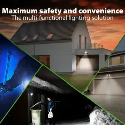 GP Lighting Muut Valaisimet^GP Safeguard RF3.1H Cordless Hybrid ulkovalaisin, 130 lm