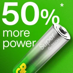 GP Batteries GP Super Alkaline AA-batteri, 15A/LR6, 4-pack| Paristot, Laturit Ja Vara-akut