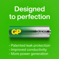 GP Batteries GP Super Alkaline AA-batteri, 15A/LR6, 4-pack| Paristot, Laturit Ja Vara-akut