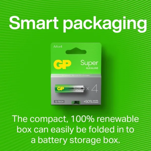 GP Batteries GP Super Alkaline AA-batteri, 15A/LR6, 4-pack| Paristot, Laturit Ja Vara-akut
