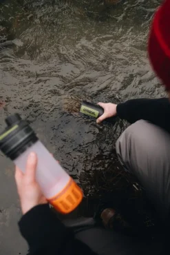 Grayl GeoPress Purifier Bottle vedensuodatin, Black Camo| Vedenpuhdistus