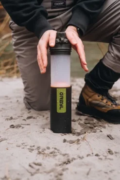 Grayl GeoPress Purifier Bottle vedensuodatin, Black Camo| Vedenpuhdistus