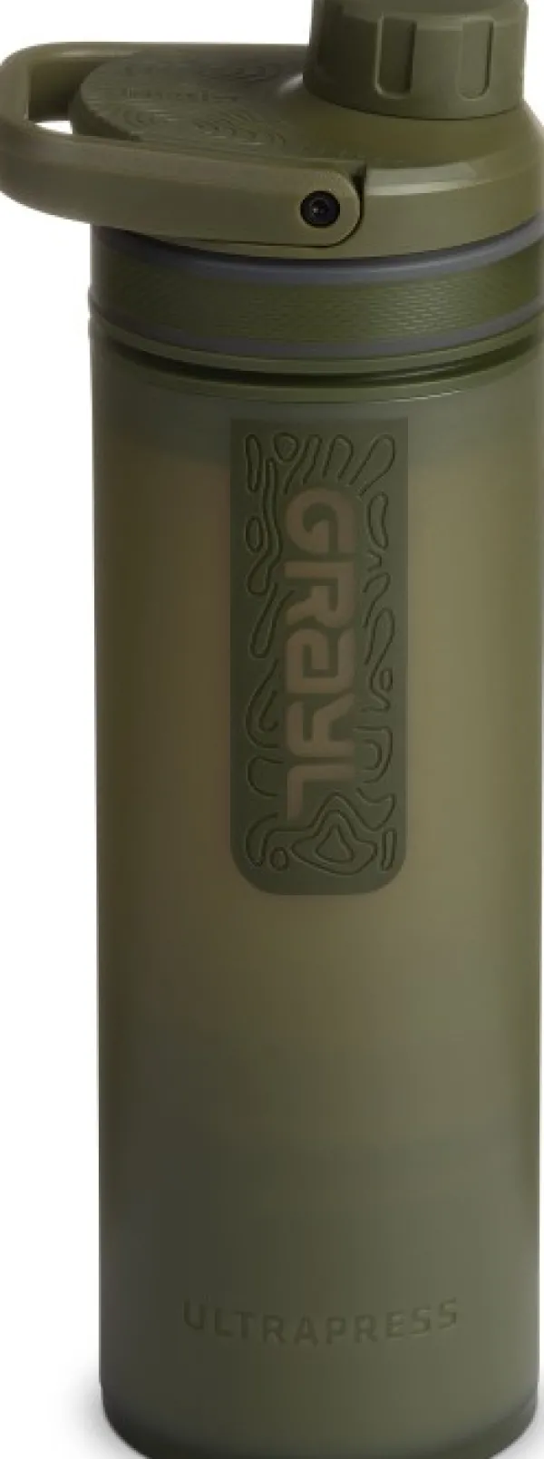 Grayl Vedenpuhdistus^UltraPress Purifier Bottle vedensuodatin, Olive Drab