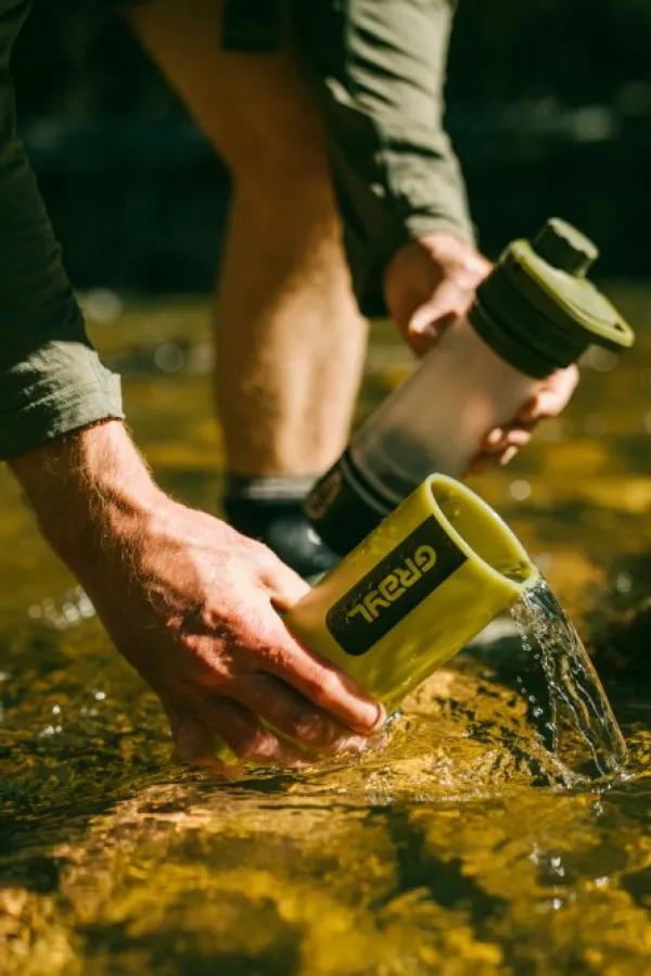 Grayl Vedenpuhdistus^UltraPress Purifier Bottle vedensuodatin, Olive Drab