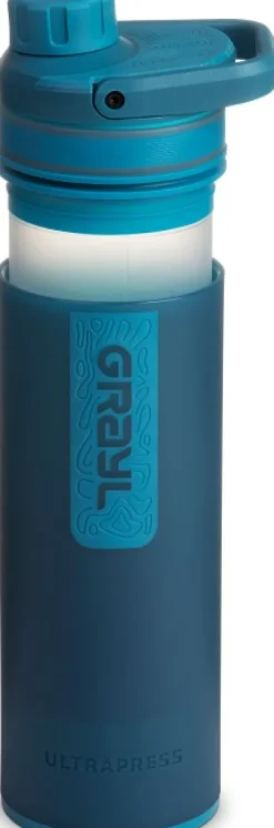 Grayl UltraPress Purifier Bottle vedensuodatin, Forest Blue| Vedenpuhdistus