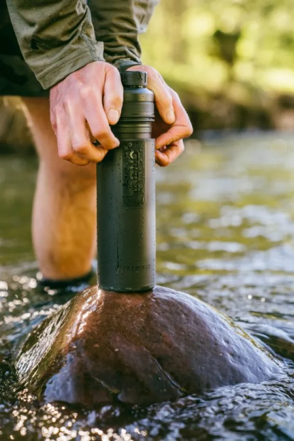 Grayl Vedenpuhdistus^UltraPress Purifier Bottle vedensuodatin, musta