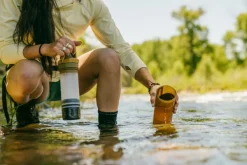 Grayl Vedenpuhdistus^UltraPress Purifier Bottle vedensuodatin, Coyote Brown