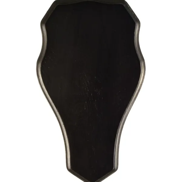 Grey Oak Trofeetarvikkeet^-hirvitrofeen taustalevy, 48 x 25 cm, tumma tammi