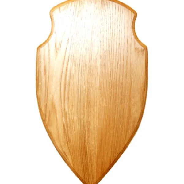 Grey Oak Trofeetarvikkeet^-hirvitrofeen taustalevy, 46 x 27 cm, vaalea tammi