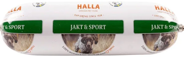HALLA Svensk Jakt & Sport Höyrytetty 650 g| Koiran Märkäruoka