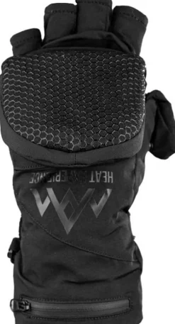 Heat Experience Lämpövaatteet^Heated Everyday Pullover Mittens Unisex lämpökintaat, musta