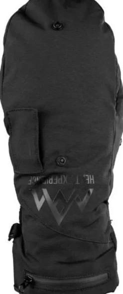 Heat Experience Lämpövaatteet^Heated Everyday Pullover Mittens Unisex lämpökintaat, musta