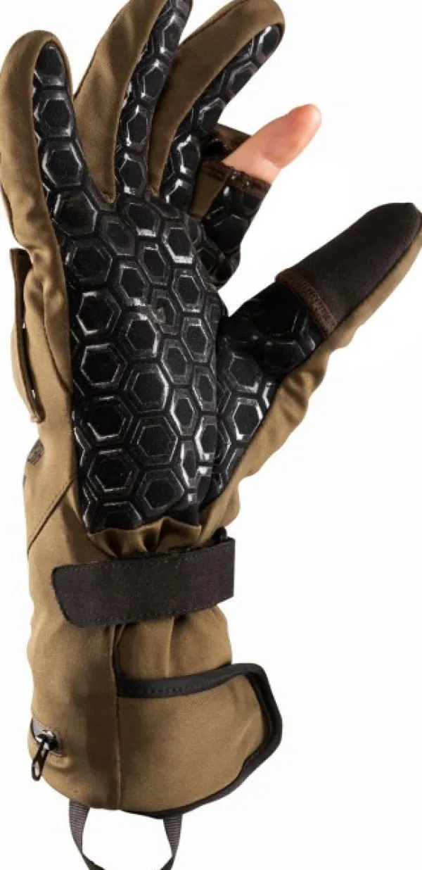 Heat Experience Heated Hunting Gloves lämpöhanskat metsästykseen, maastonvihreä| Lämpövaatteet