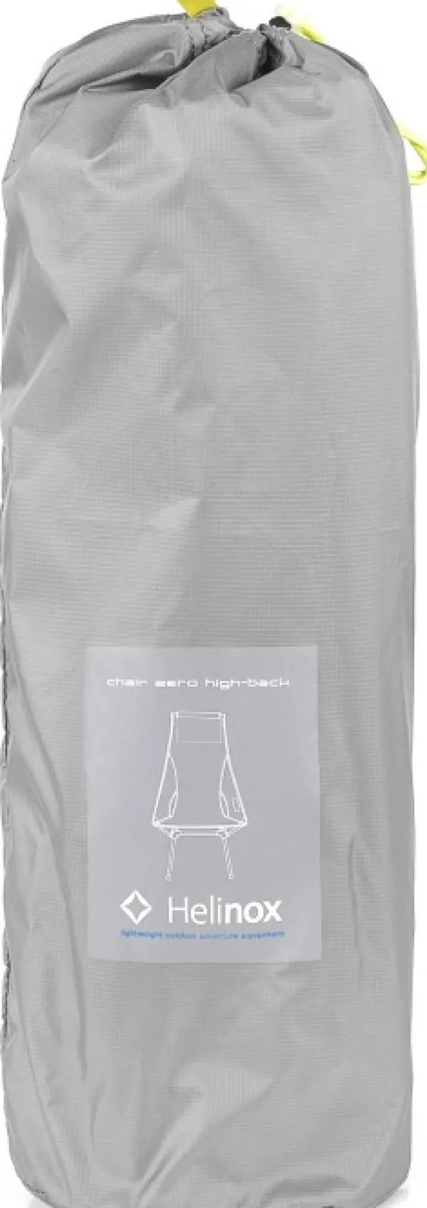 Helinox Retkituolit, -pöydät Ja Istuinalustat^Chair Zero Highback retkituoli, harmaa/keltainen