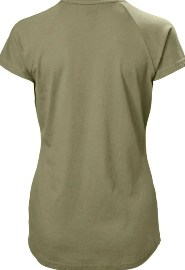 Helly Hansen Nord Graphic Drop naisten t-paita, vihreä| T-paidat Ja Pikeepaidat