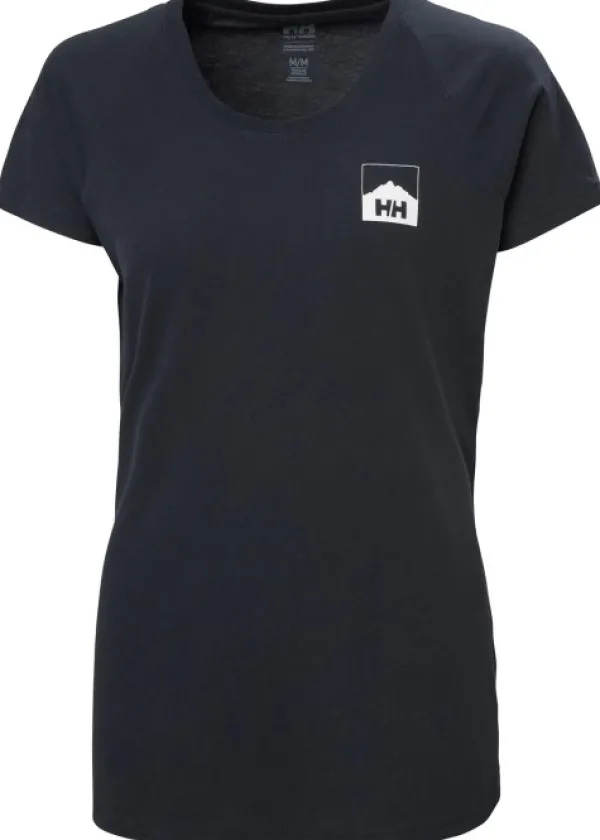 Helly Hansen T-paidat Ja Pikeepaidat^Nord Graphic Drop naisten t-paita, tummansininen