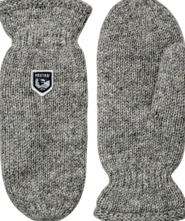 Hestra Käsineet/Kintaat^Basic Wool Mitt -villalapaset (Grey)