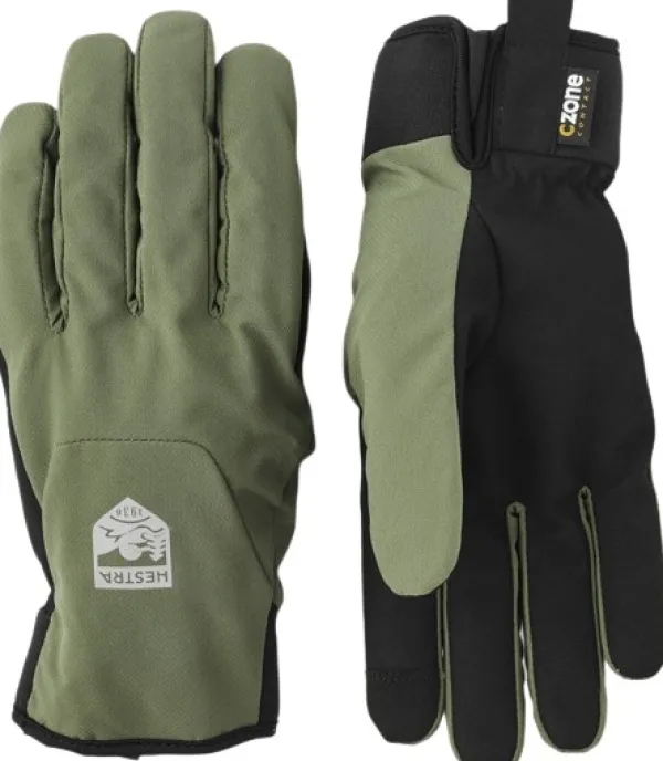Hestra Käsineet/Hanskat^CZone Bike Mistral pyöräilyhanska, oliivinvihreä