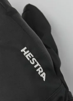 Hestra Gauntlet CZone Junior käsineet, musta/harmaa| Lasten Asusteet