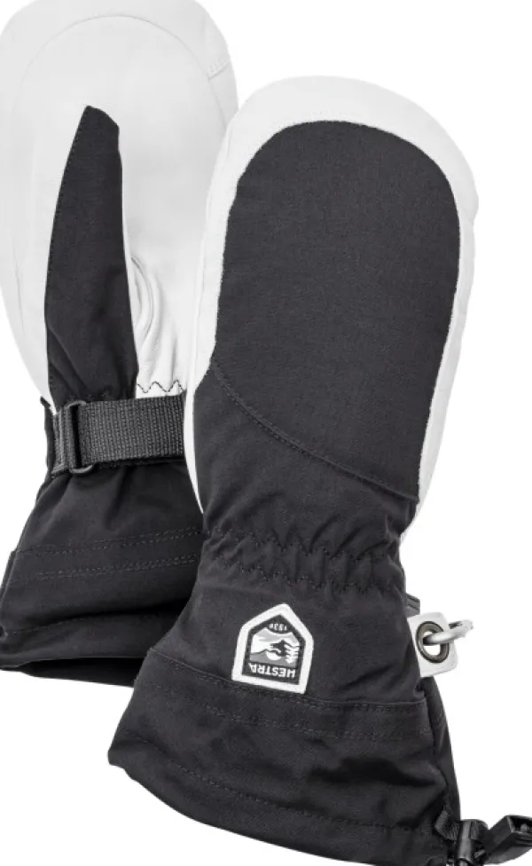 Hestra Käsineet/Hanskat^Heli Ski Female Mitt Musta/Valkoinen