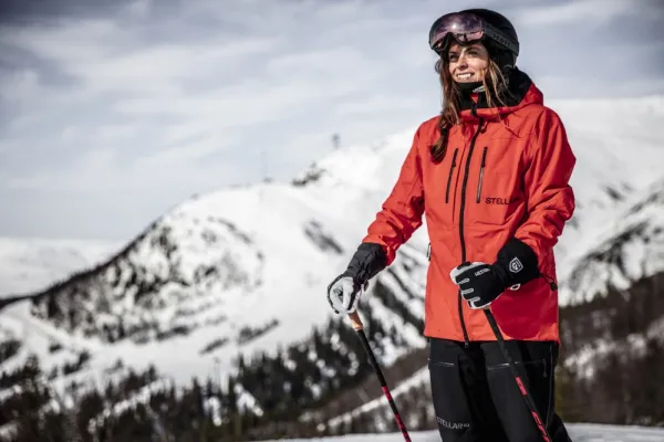 Hestra Heli Ski -naisten hanskat (Black/Off White)| Käsineet/Hanskat