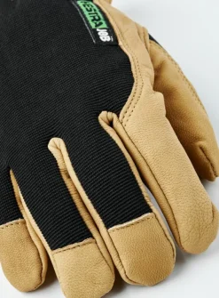 Hestra Job Käsineet/Työhanskat^Kobolt Winter työhanska, vaaleanruskea/musta