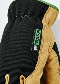 Hestra Job Käsineet/Työhanskat^Kobolt Winter työhanska, vaaleanruskea/musta