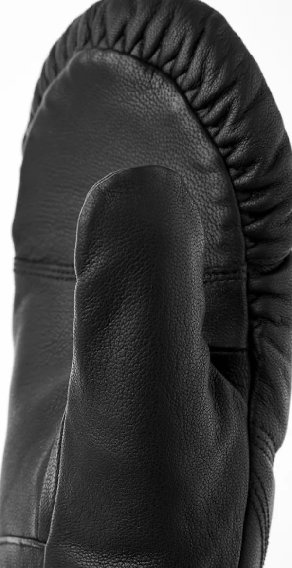 Hestra Leather Box -nahkarukkaset, musta| Lasten Asusteet