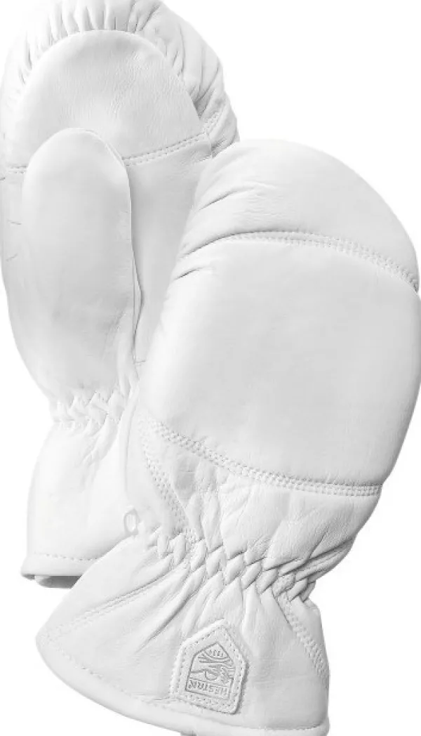 Hestra Leather Box -nahkarukkaset, valkoinen| Lasten Asusteet