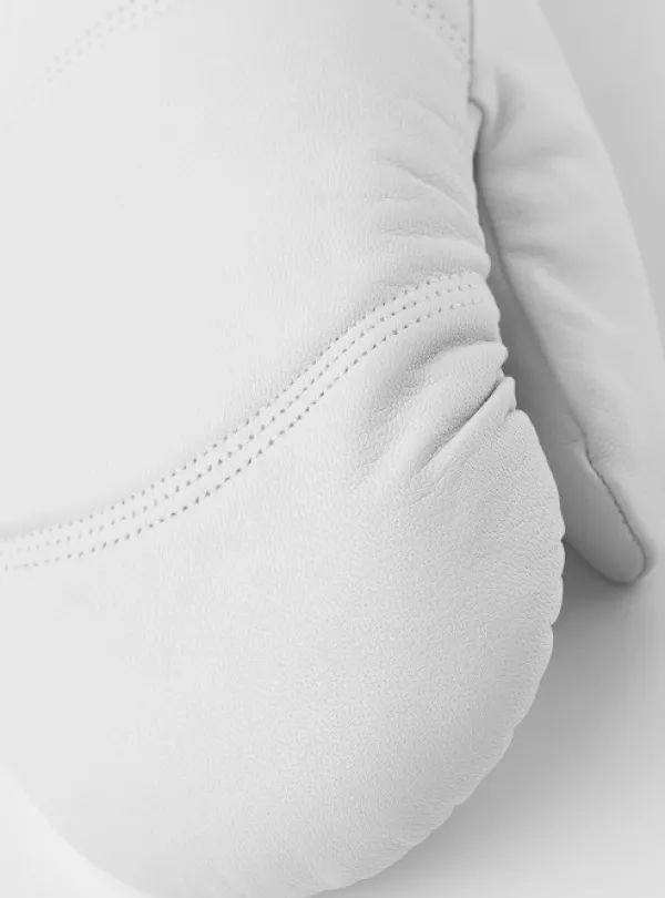 Hestra Leather Box -nahkarukkaset, valkoinen| Lasten Asusteet