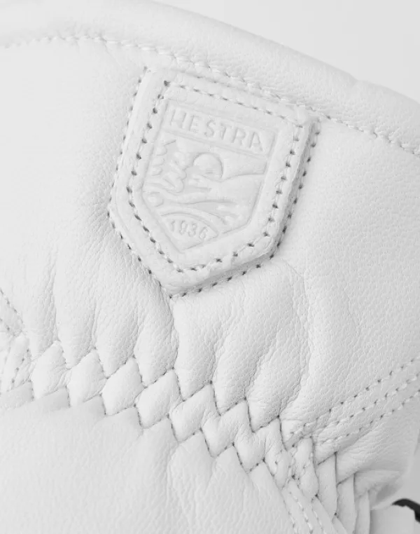 Hestra Leather Box -nahkarukkaset, valkoinen| Lasten Asusteet