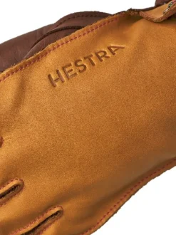 Hestra Käsineet/Hanskat^Wakayama 5 finger nahkahanskat, unisex, ruskea