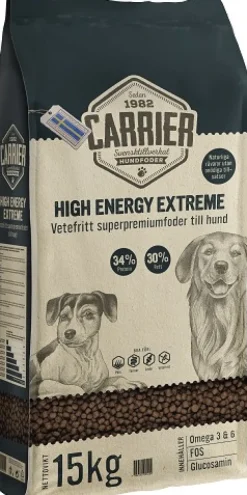 Carrier High-Energy Extreme 15 kg| Koiran Kuivaruoka