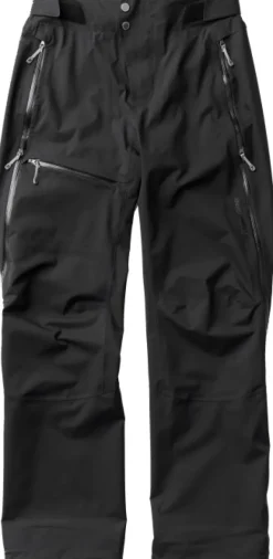 Houdini BFF naisten kuorihousut, musta| Sadevaatteet