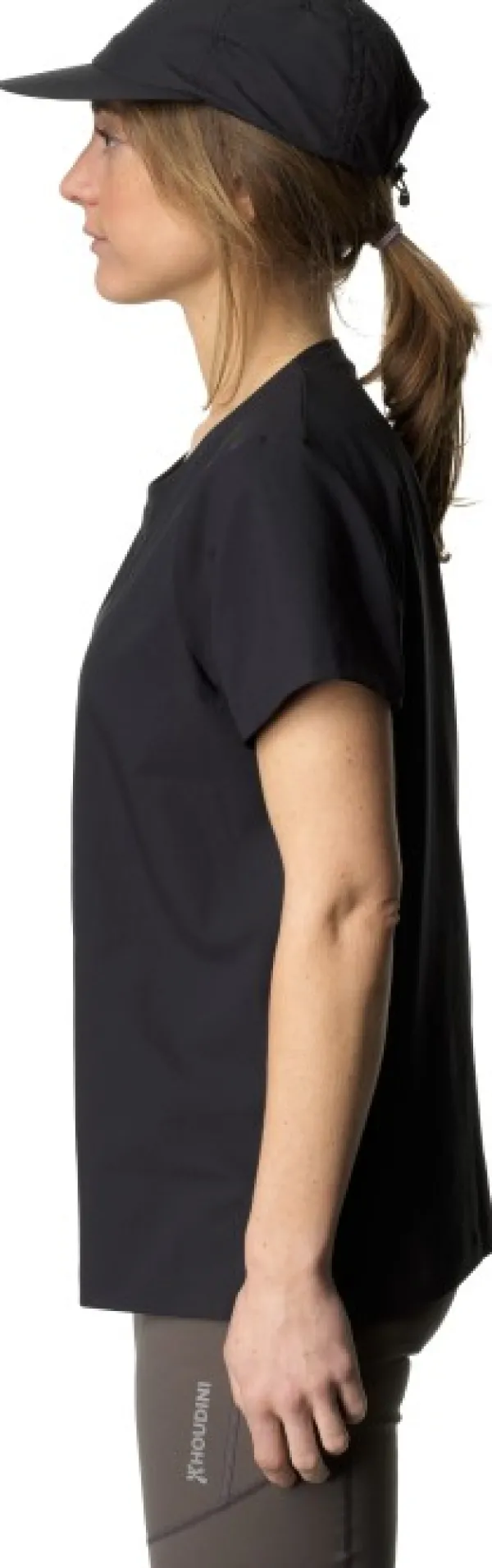 Houdini Cover Tee naisten t-paita, musta| T-paidat Ja Pikeepaidat