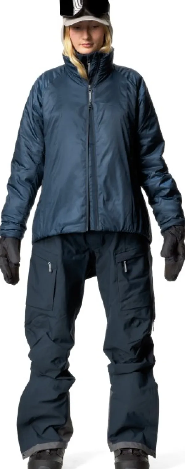 Houdini Talvitakit^Dunfri Jacket naisten toppatakki, Deep Sea Blue