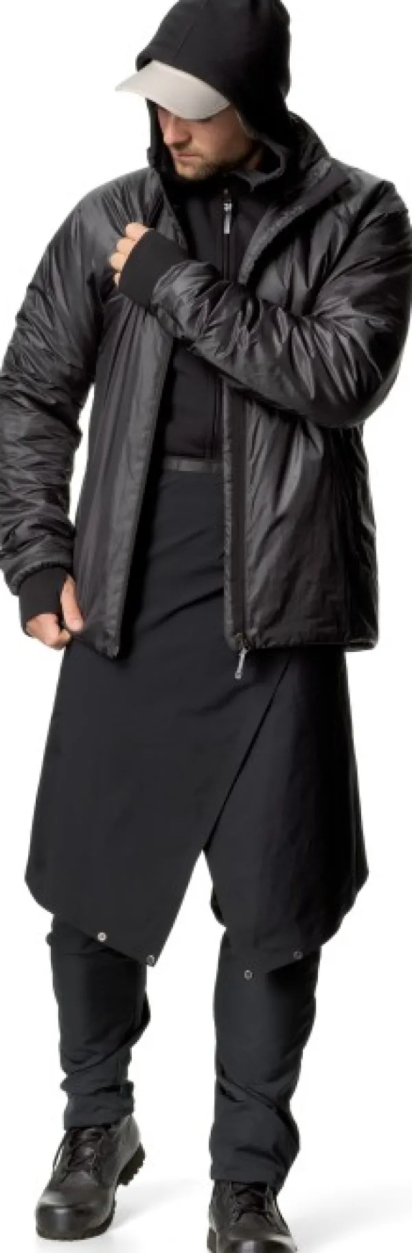 Houdini Talvitakit^Dunfri Jacket toppatakki, musta