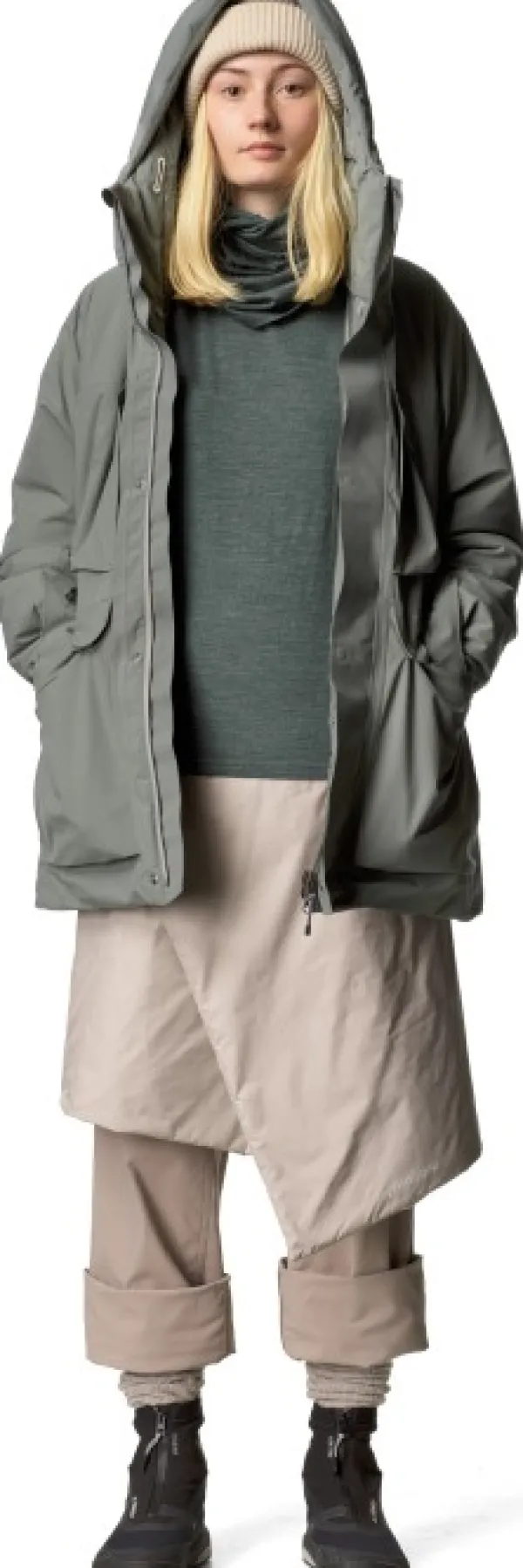 Houdini Talvitakit^Fall in Jacket naisten parkatakki, musta