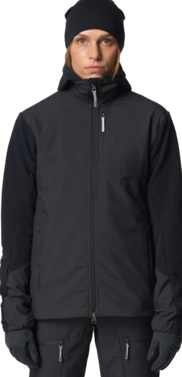 Houdini Moonwalk Houdi naisten takki, True Black| Softshelltakit Ja Tuulenpitävät Takit