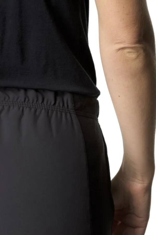 Houdini Shortsit^Moonwalk Shorts naisten lämpöshortsit, musta