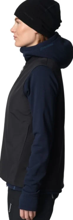 Houdini Moonwalk Vest naisten liivi, True Black| Liivit