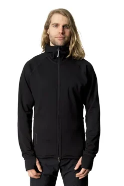 Houdini Hupparit, Fleecet Ja Välipaidat^Power Houdi fleecetakki, True Black/True Black