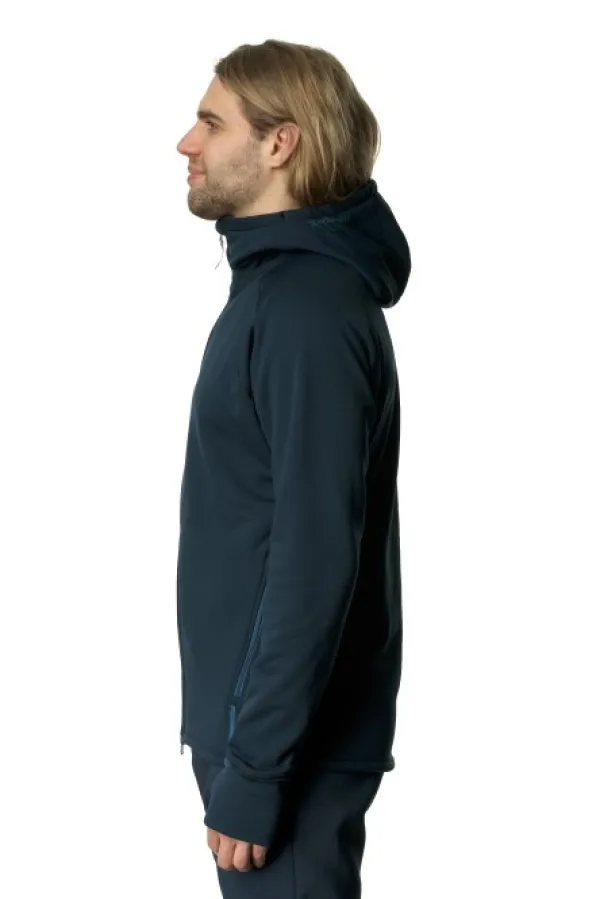 Houdini Power Houdi fleecetakki, Blue Illusion| Hupparit, Fleecet Ja Välipaidat